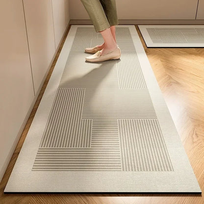 Non-Slip Kitchen Floor Mat – Wabi-Sabi Absorbent Rug