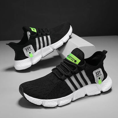 Men's Breathable Mesh Sneakers – Lightweight Walking Shoes Plus Size