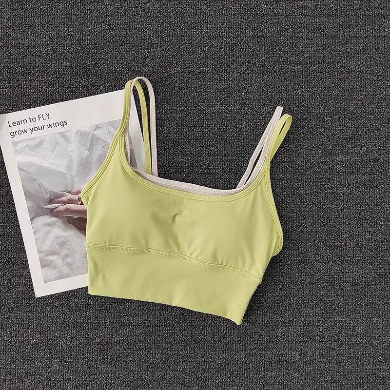 Women's Push-Up Sports Bra – Breathable Gym Crop Top