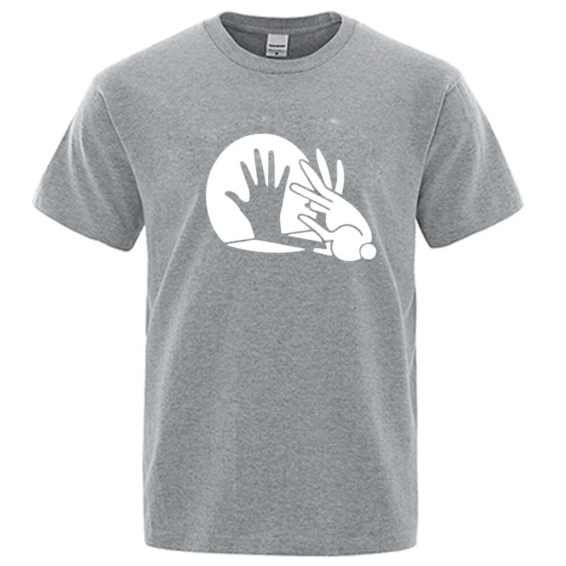 Shadow Puppet Graphic T Shirt Funny Cotton Blend Tee