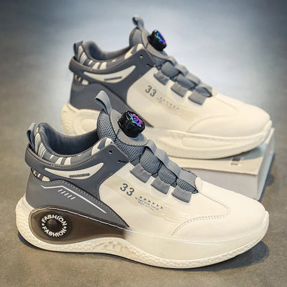 Men's Rotating Buckle Sneakers – Non-Slip Outdoor Shoes