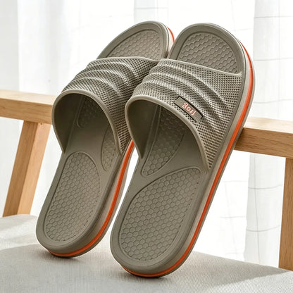 Pmoiste Soft Eva Bathroom Slippers Men Comfortable Designer Light Living Room Shoes Slip-On Not Slip