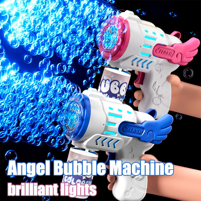 Automatic Bubble Gun Toy – Kids Outdoor Bubble Blower Machine