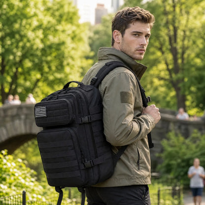 45L Tactical MOLLE Backpack – Large Capacity Travel & Outdoor Pack