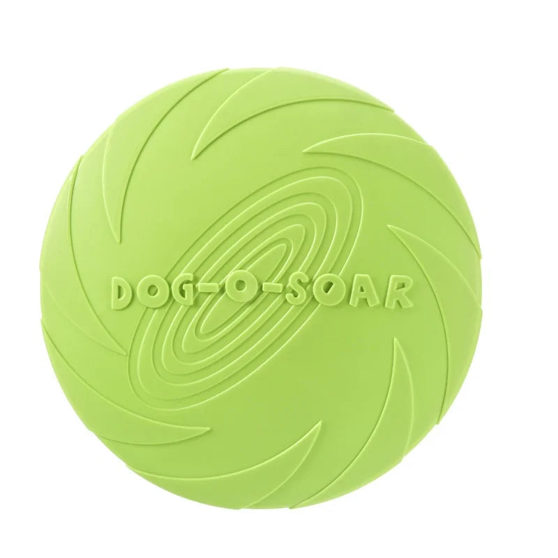 Silicone Dog Frisbee Chew-Resistant Flying Disc Toy