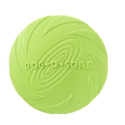 Silicone Dog Frisbee Chew-Resistant Flying Disc Toy