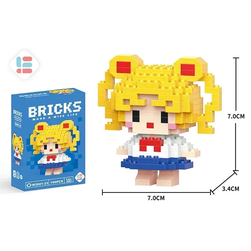 Disney Tsum Tsum Mini Building Blocks – Cartoon Micro Brick Figures