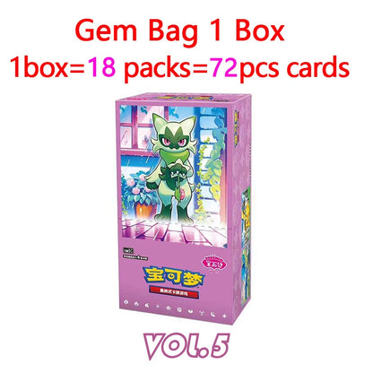 Pokemon TCG Gem Pack Card Box – Chinese Trading Cards (Vol. 1–5)