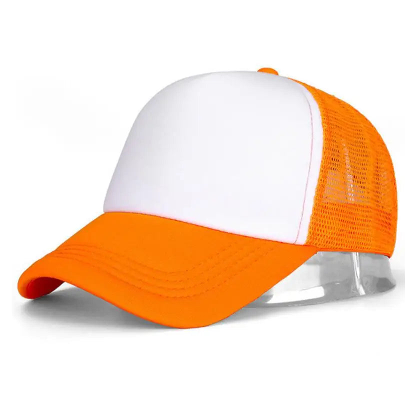 Mesh Trucker Baseball Cap – Adjustable Snapback Hat for Men & Women