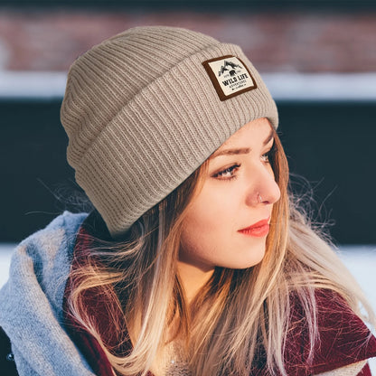 Outdoor Fleece Beanie Hat – Warm Windproof Winter Cap