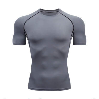 Men's Compression Shirt – Short Sleeve Athletic Workout Top