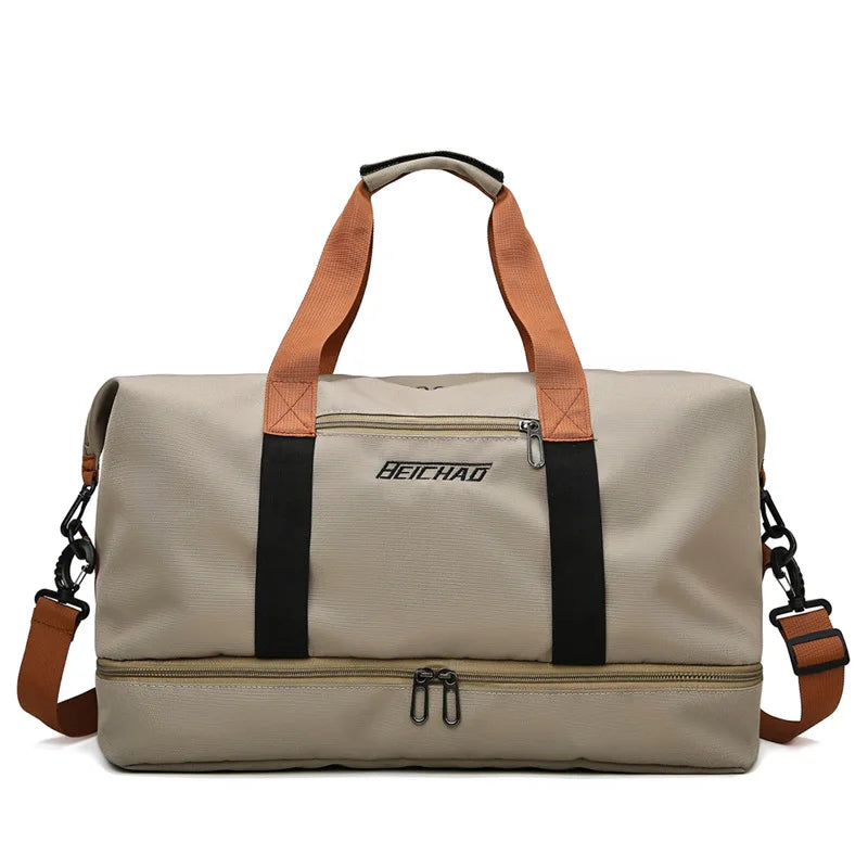 Gym Duffle Bag – Travel & Fitness Weekender with Shoe Compartment