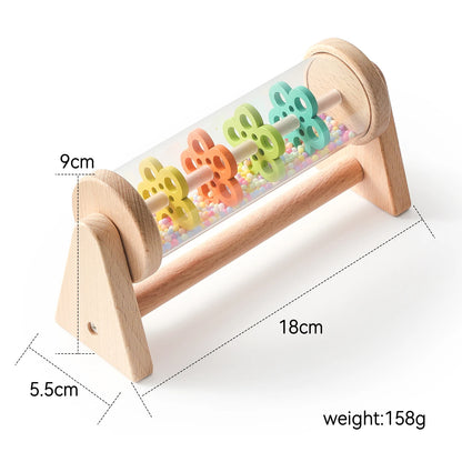 Montessori Baby Rain Stick Sensory Rattle Toy