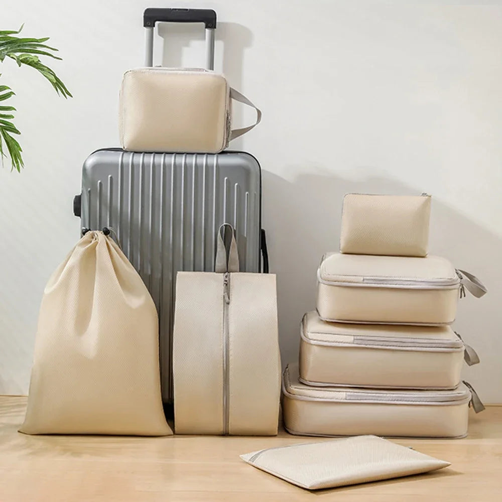 Packing Cubes Set 6-Piece – Compressible Travel Organizer Bags