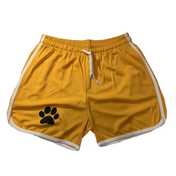 Men's Mesh Running Shorts Breathable Gym Fitness Short Pants