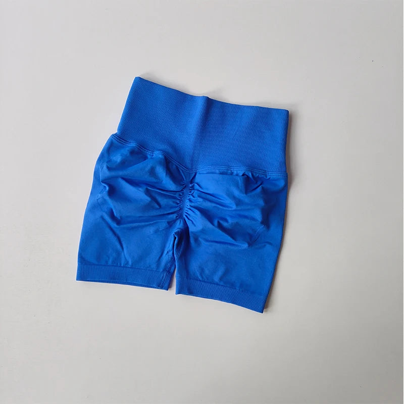 Women's High-Waist Yoga Shorts – Breathable Workout & Running Shorts