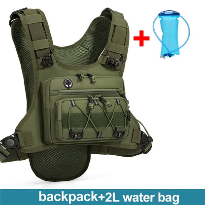 Hydration Vest Running Pack – Tactical Chest Bag for Hiking & Marathon
