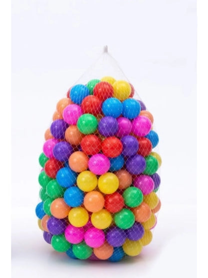 100-Pack Colorful Plastic Ball Pit Balls for Kids