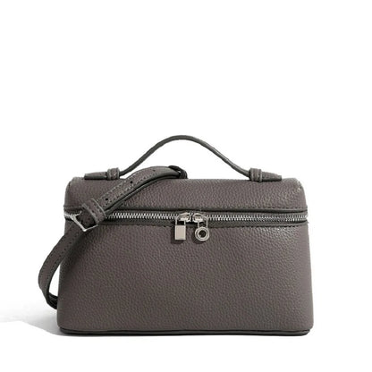 Mini Lychee Grain Leather Crossbody Bag for Women