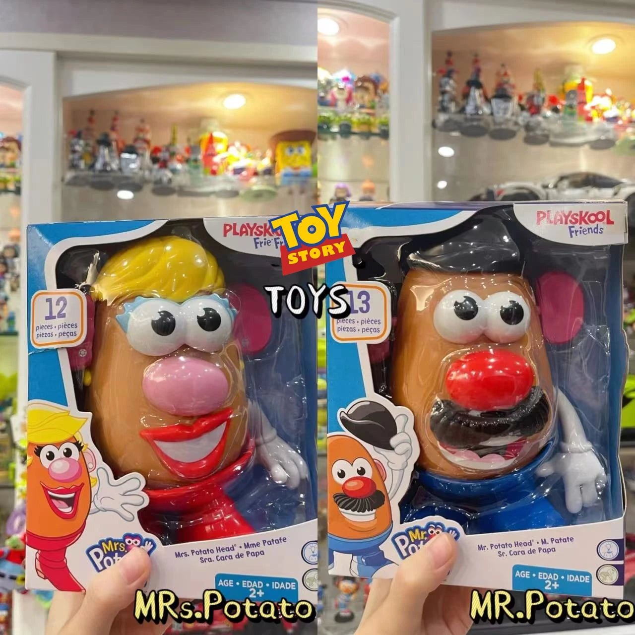 Mr. Potato Head Goes Green Action Figure Set – 15 Pieces