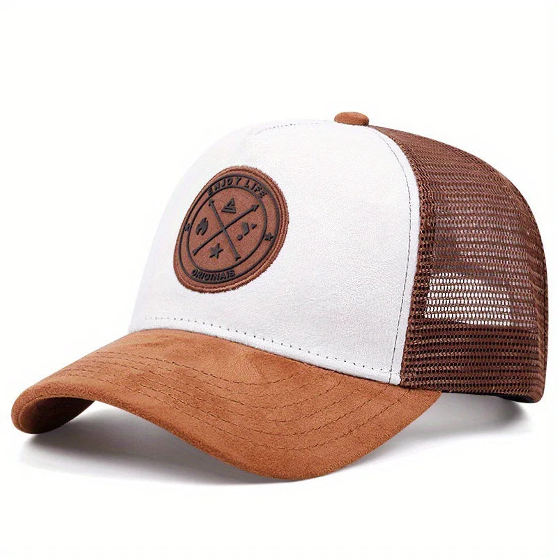 Enjoy Life Patch Trucker Baseball Cap – Unisex