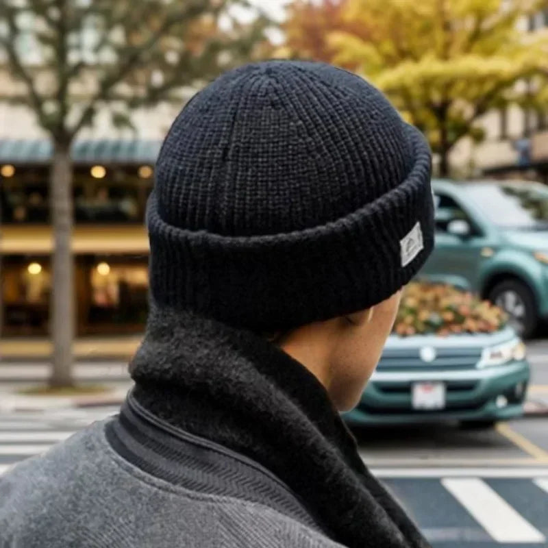 2-in-1 Knitted Balaclava Beanie Hat – Windproof Full Face Ski Mask