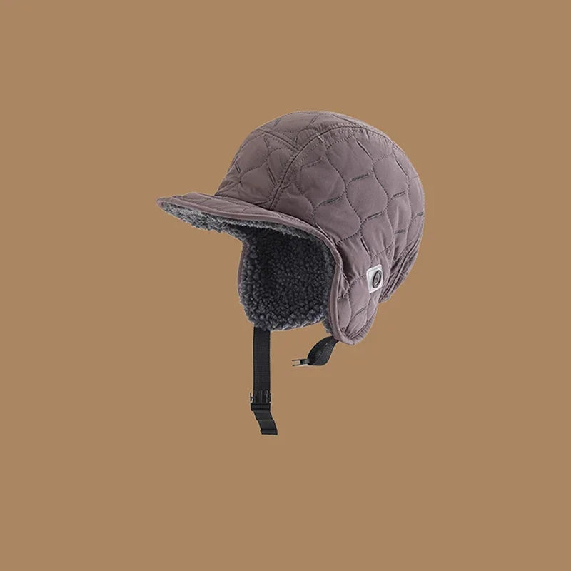 Winter Bomber Earflap Hat – Warm Waterproof Trapper Cap