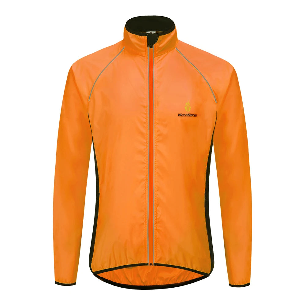Men's Reflective Cycling Jacket Windproof Waterproof MTB