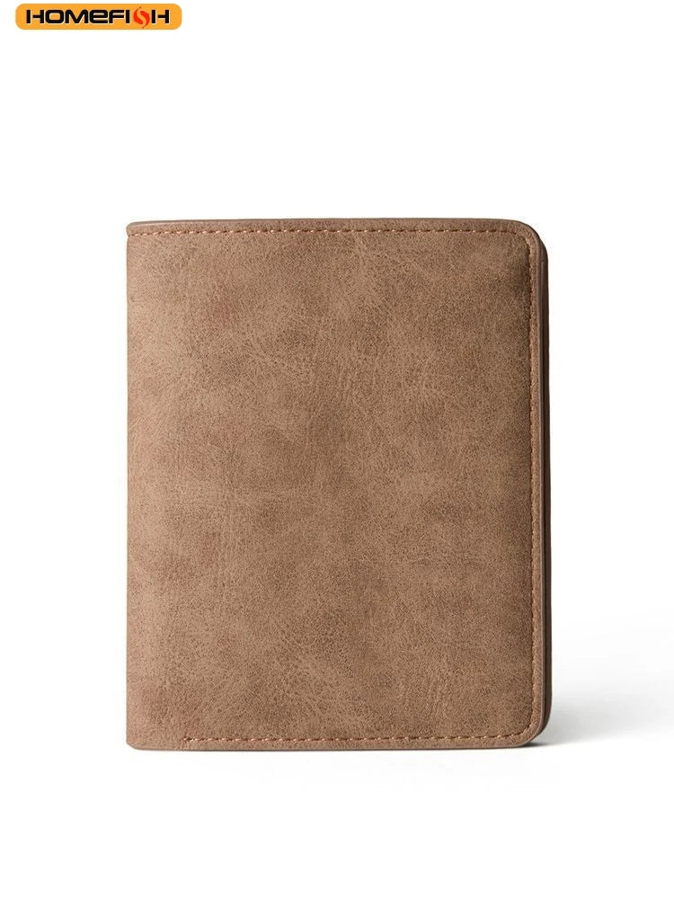 Slim Bifold Card Holder Wallet – Lightweight Leather Men's Wallet
