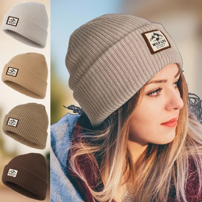 Outdoor Fleece Beanie Hat – Warm Windproof Winter Cap