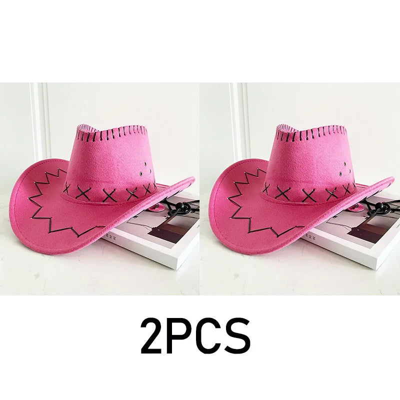 Western Cowboy Hat – Unisex Cowgirl Hat for Women & Men