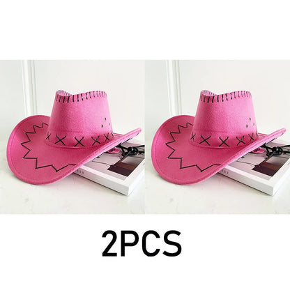 Western Cowboy Hat – Unisex Cowgirl Hat for Women & Men