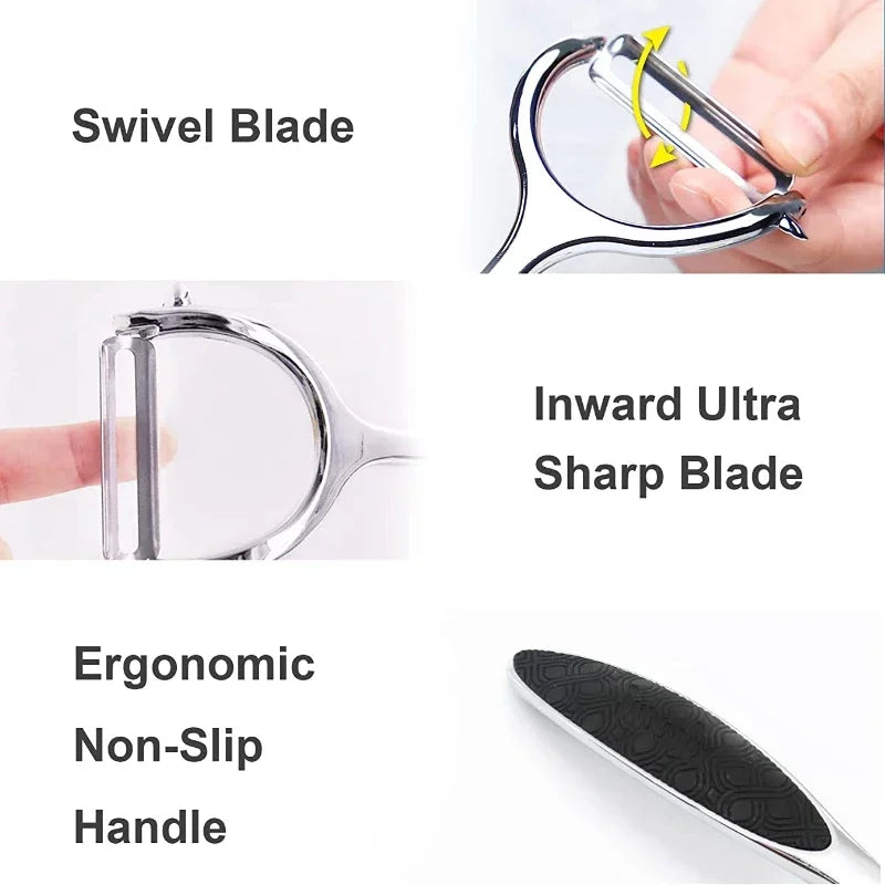 1pc Stainless Steel Vegetable Peeler Potato Multi-Function Carrot Grater Fruit Tools Kitchen