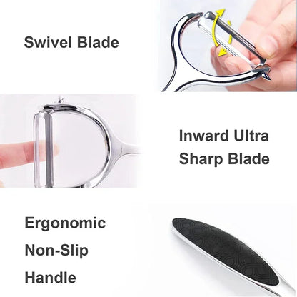 1pc Stainless Steel Vegetable Peeler Potato Multi-Function Carrot Grater Fruit Tools Kitchen