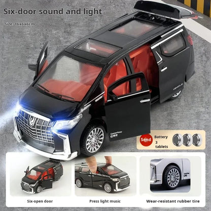 Pull Back Toy Car with Lights & Sound – 6-Door Simulation Model