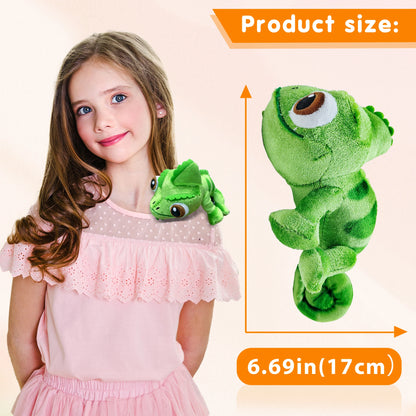 Pascal Chameleon Plush Toy 6.7in – Rapunzel Stuffed Animal Gift