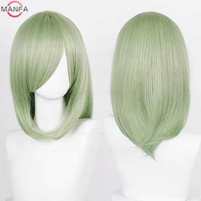 Anime Cosplay Wig - 40cm Medium Straight Wig with Bangs