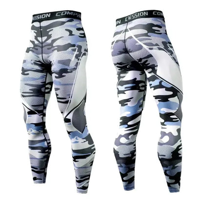 Men's Compression Leggings – Gym Training Tights & Sports Pants