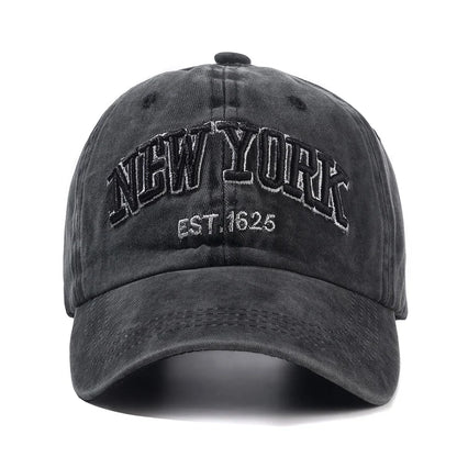 New York Washed Cotton Baseball Cap – Unisex Dad Hat