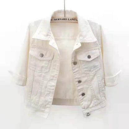 Women's Casual Denim Jacket – Short Jean Coat