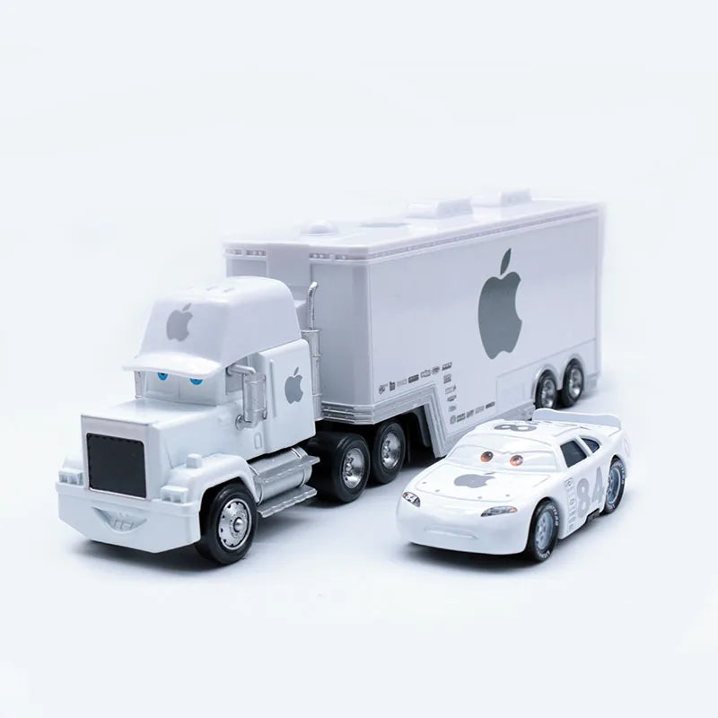 Cars Lightning McQueen Diecast Container Truck Toy