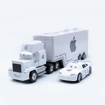 Cars Lightning McQueen Diecast Container Truck Toy