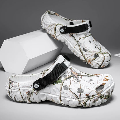 Men's Camo Clogs – Lightweight Non-Slip Garden Sandals