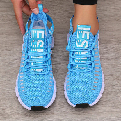 Women's Mesh Sneakers – Lightweight Breathable Athletic Walking Shoes