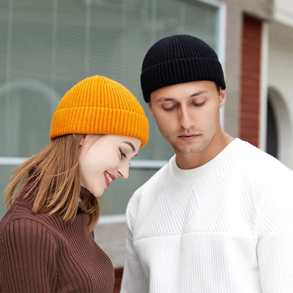 Winter Knit Beanie – Warm Thermal Running Hat for Outdoor Sports & Cycling