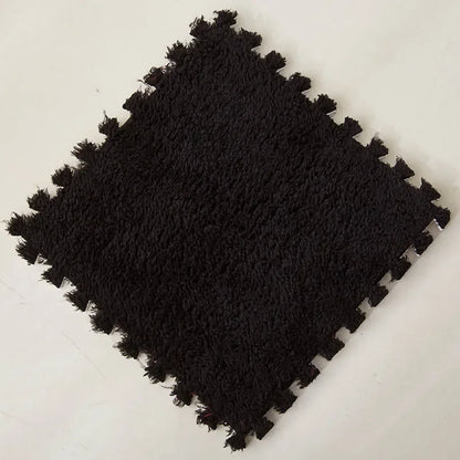 Interlocking Foam Floor Tiles Plush Puzzle Play Mat 10pcs 11.8x11.8in
