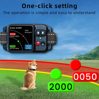 GPS Wireless Dog Fence – Outdoor Waterproof Anti-Loss Containment System