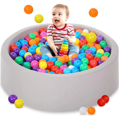 Ball Pit Balls 100pcs – Colorful Plastic Play Balls for Kids (2.2in / 5.5cm)