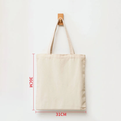 Canvas Tote Bag – Large Capacity Eco-Friendly Reusable Cotton Shoulder Bag