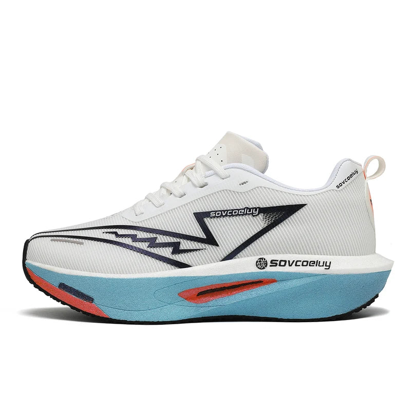 Carbon Plate Running Shoes – Non-Slip Shock-Absorbing Sports Sneakers